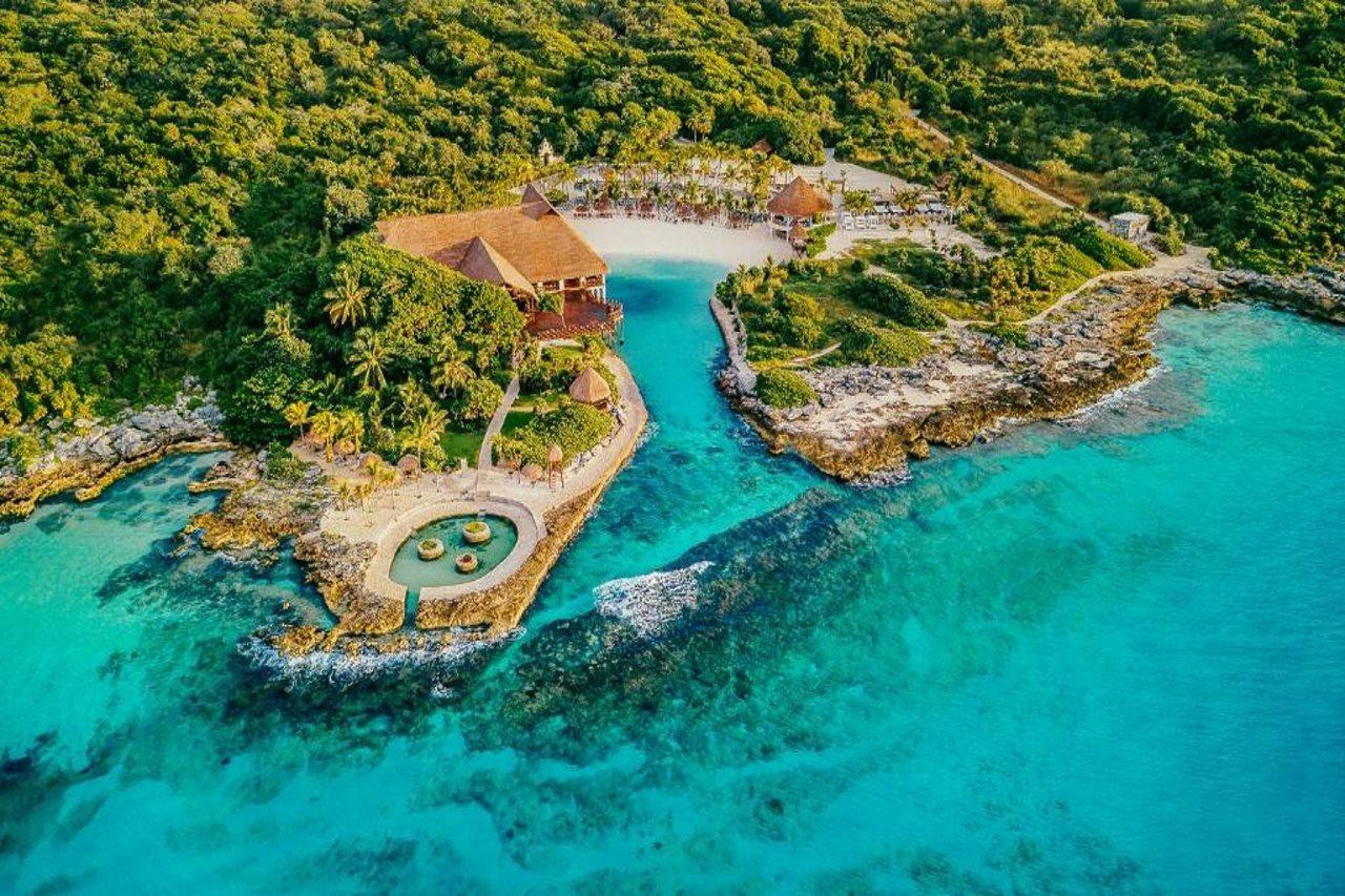 Hotel Occidental At Xcaret Destination Playa del Carmen Exteriér fotografie Aerial view of the resort